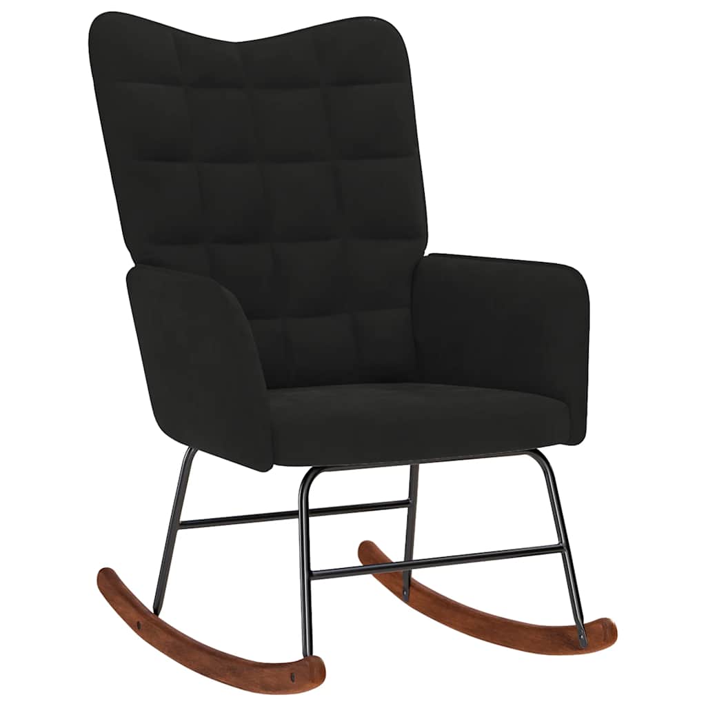 vidaXL Silla mecedora de terciopelo en color Gris claro/Amarillo/Verde claro y más | cómodas modernas ergonómicas para comedor cocina salón hogar