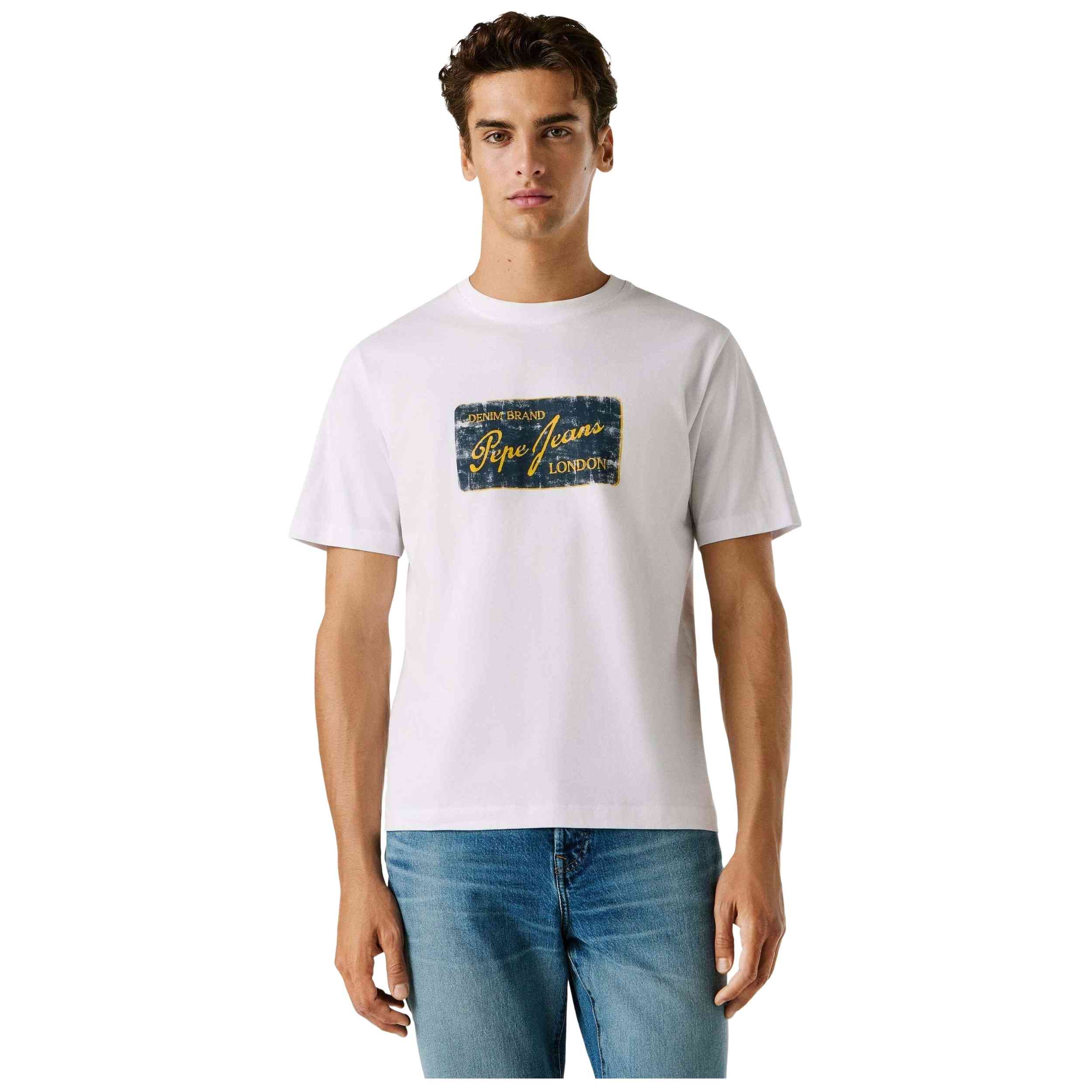 Camiseta De Manga Corta Pepe Jeans modelo Suen para Hombre en color Blanco