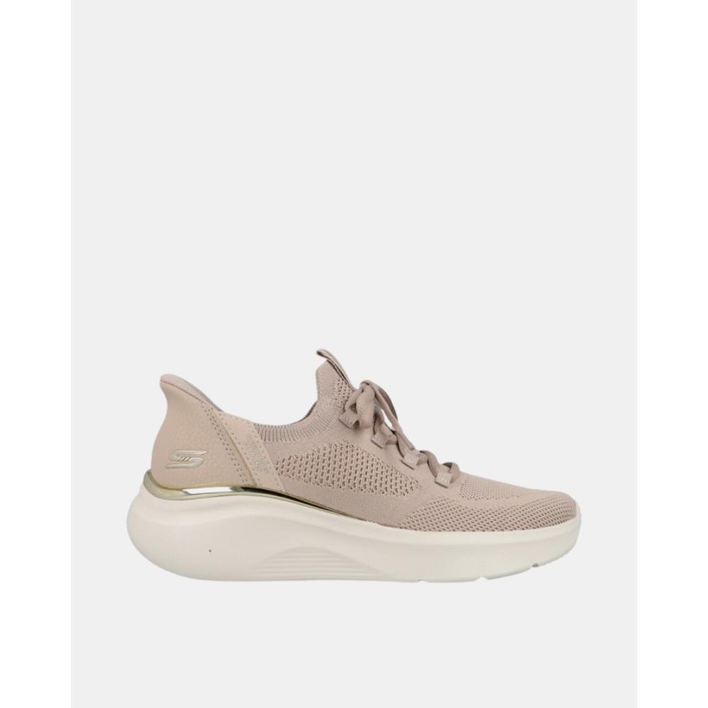 SKECHERS 117617 SLIP INS BOBS B LOVE Zapatillas Bajas Mujer Taupe