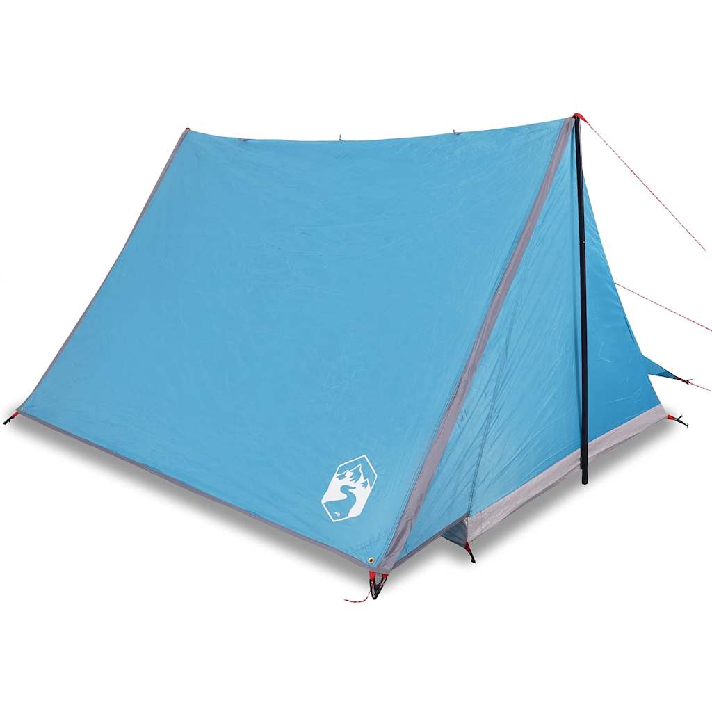 vidaXL Tienda de campaña para 2 personas impermeable azul