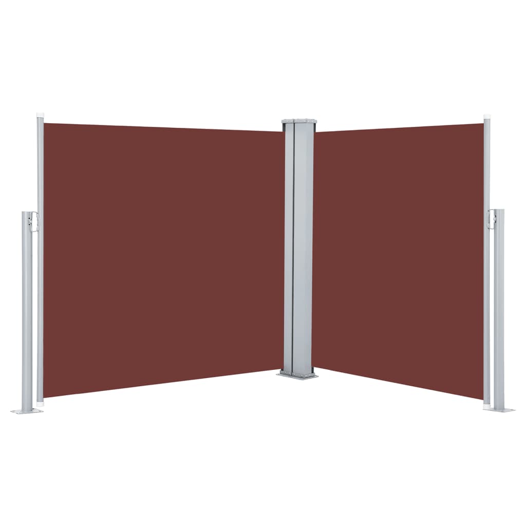 vidaXL Toldo lateral retráctil 120x600 cm Color Negro, Crema, Antracita