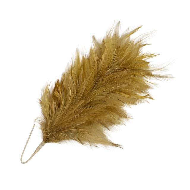 MONTAJE DE PLUMAS DE CUELLO DE GALLO
