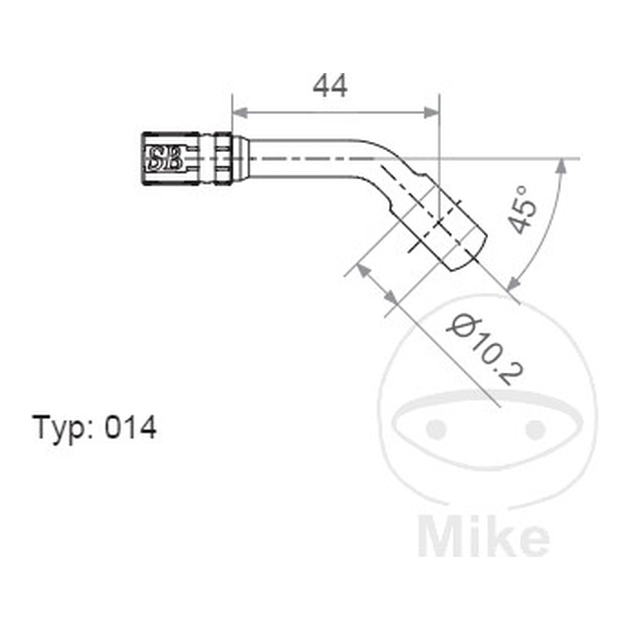 Banjo Para Latiguillo De Freno Typ014 10 Mm 45 757.02.53