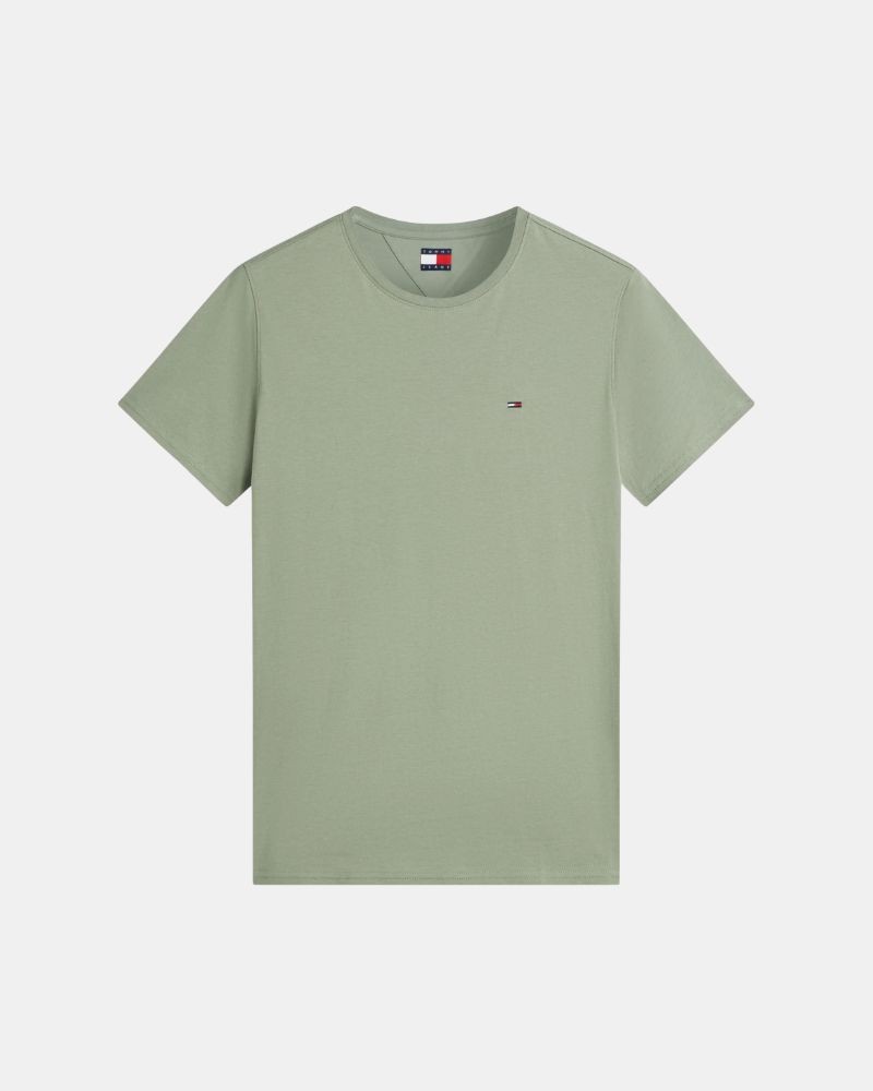 TOMMY HILFIGER DM0DM04411PMO Camisetas Manga corta Hombre Verde