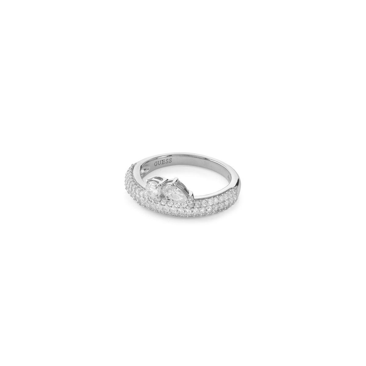 Guess Jewelry Silver Anillo Mujer Ring Nuances De Plata Plateado Talla Europea 56 Talla España 16,00 Jsbr04509jwrh56