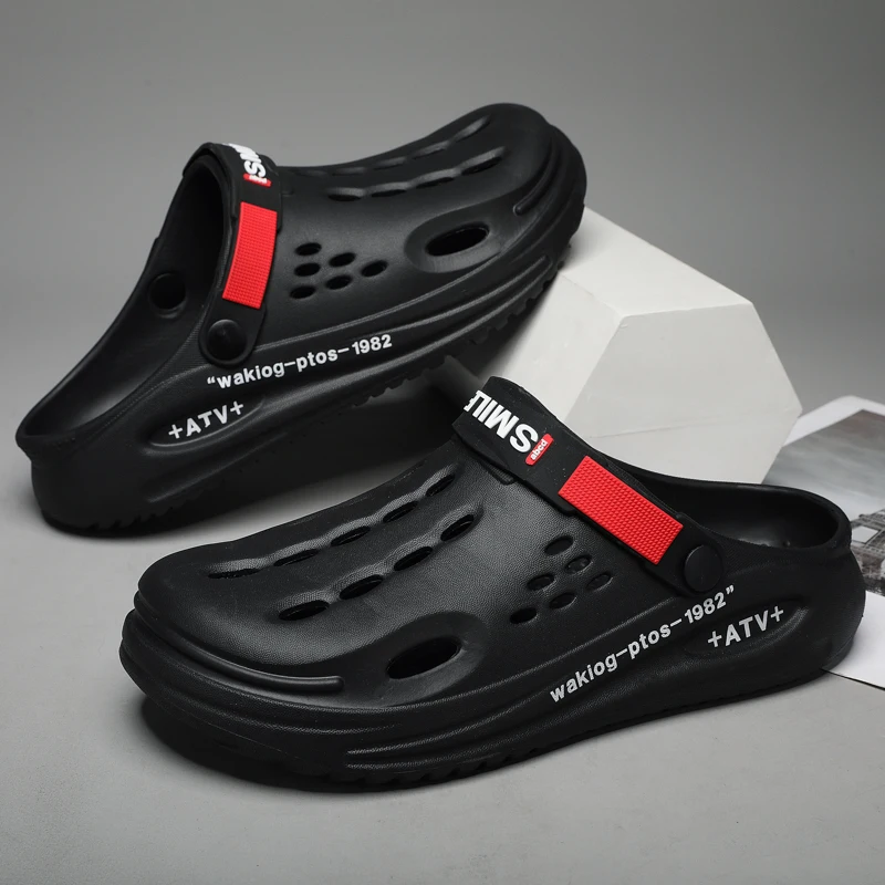 TK Clogs De Verano Para Hombres Sandalias Transpirables Con Suela Suave Antideslizantes Para Playa Y Hogar EVA Clogs 47