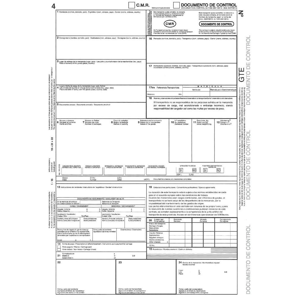LOAN TALONARIO AUTOCOPIATIVO CMR TALONARIOS