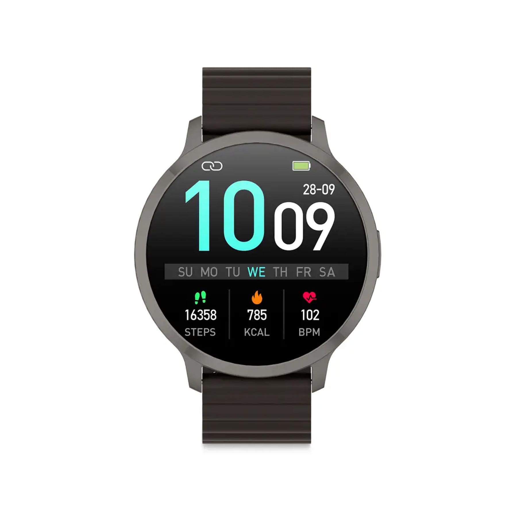 Ksix - Reloj inteligente Core 3 Max negro con pantalla AMOLED de 1,73 pulgadas, resistente IP68 y hasta 22 días de batería