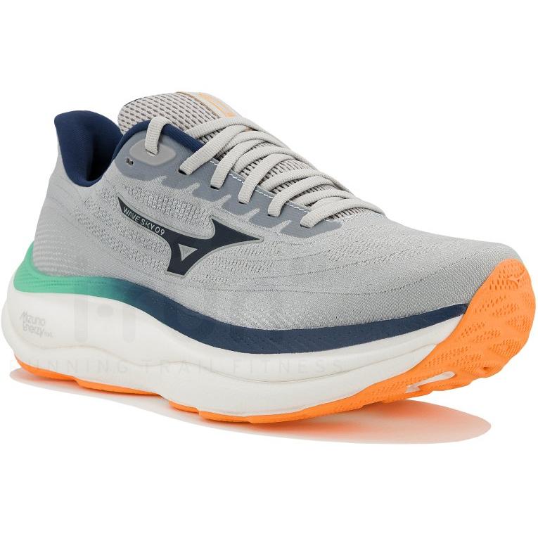 Zapatillas de Running Mizuno Wave Sky 9 Hombre Harbor Gris/Azul