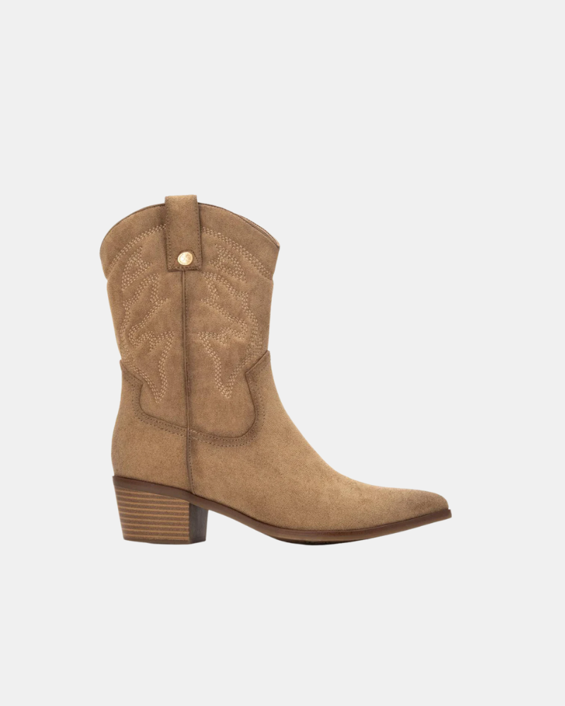 XTI 144307 Botas Cowboy Mujer Beige