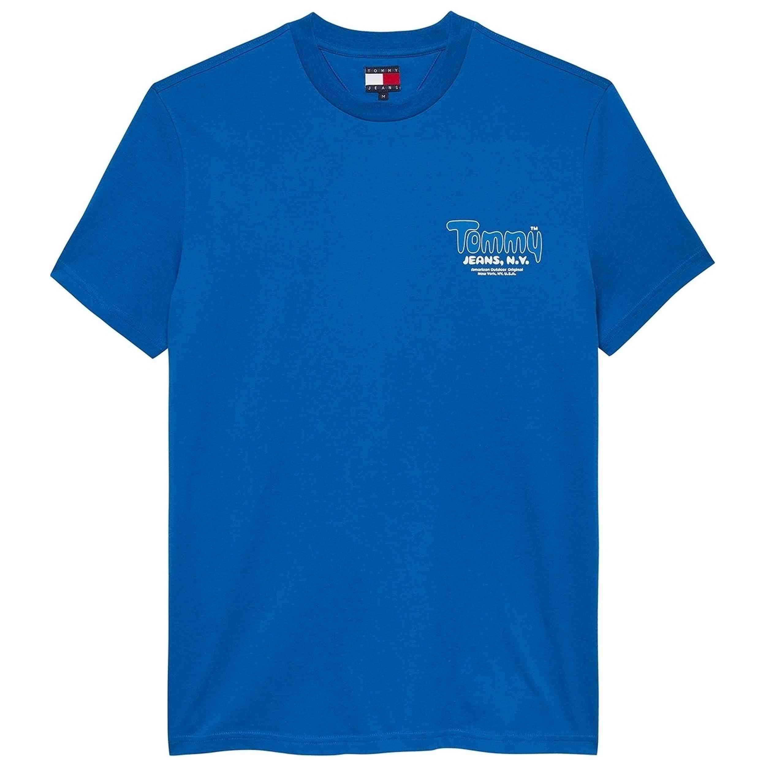 Camiseta De Manga Corta Tommy Hilfiger modelo DM0DM22049 para Hombre en color Azul
