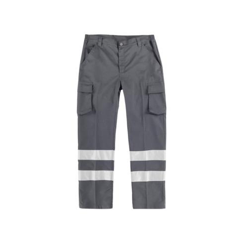 Pantalón Elástico Multibolsillos Reflectante