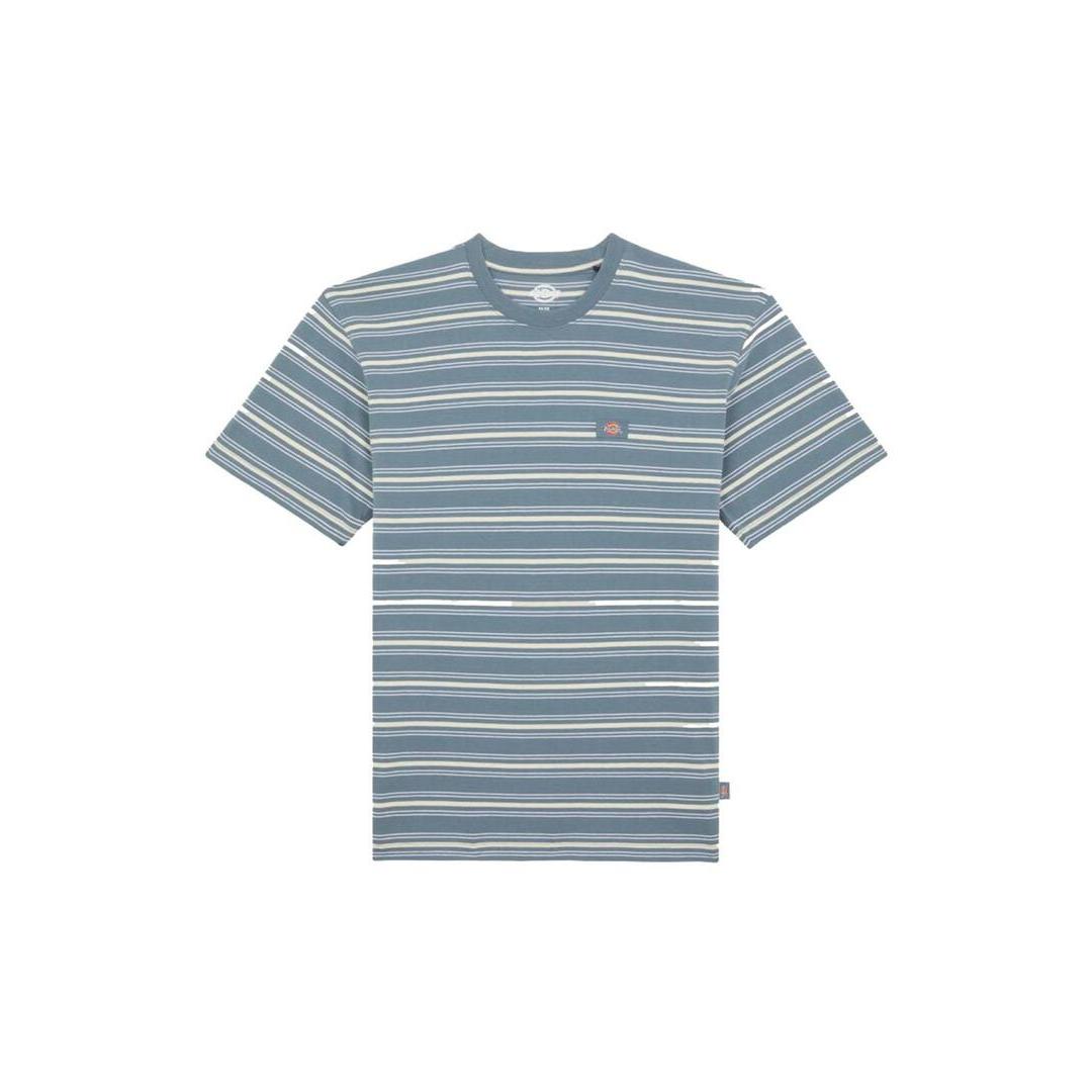 Camiseta Hombre Dickies Lewistown Stripe Azul