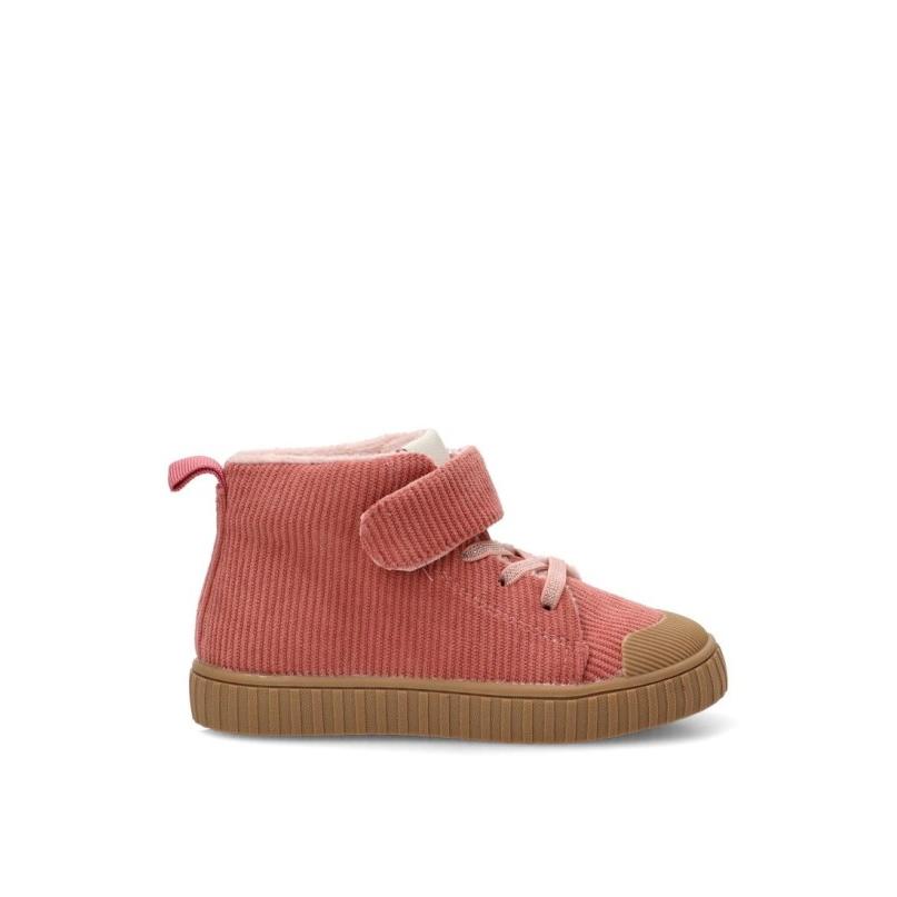 Zapatillas Abotinada Etika - Niña - Suela Plana - Modelo 52494 - Color Rosa
