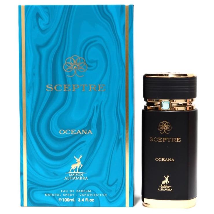 Perfume Sceptre Oceana 100 ml • Maison Alhambra • Eau de Parfum Hombre • Alta Duración • Aromas Orientales y Amaderados