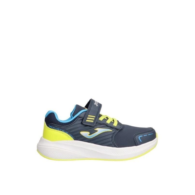 Zapatillas Running Joma - Niño - Suela Plana - Modelo Fury Jr - Color Marino
