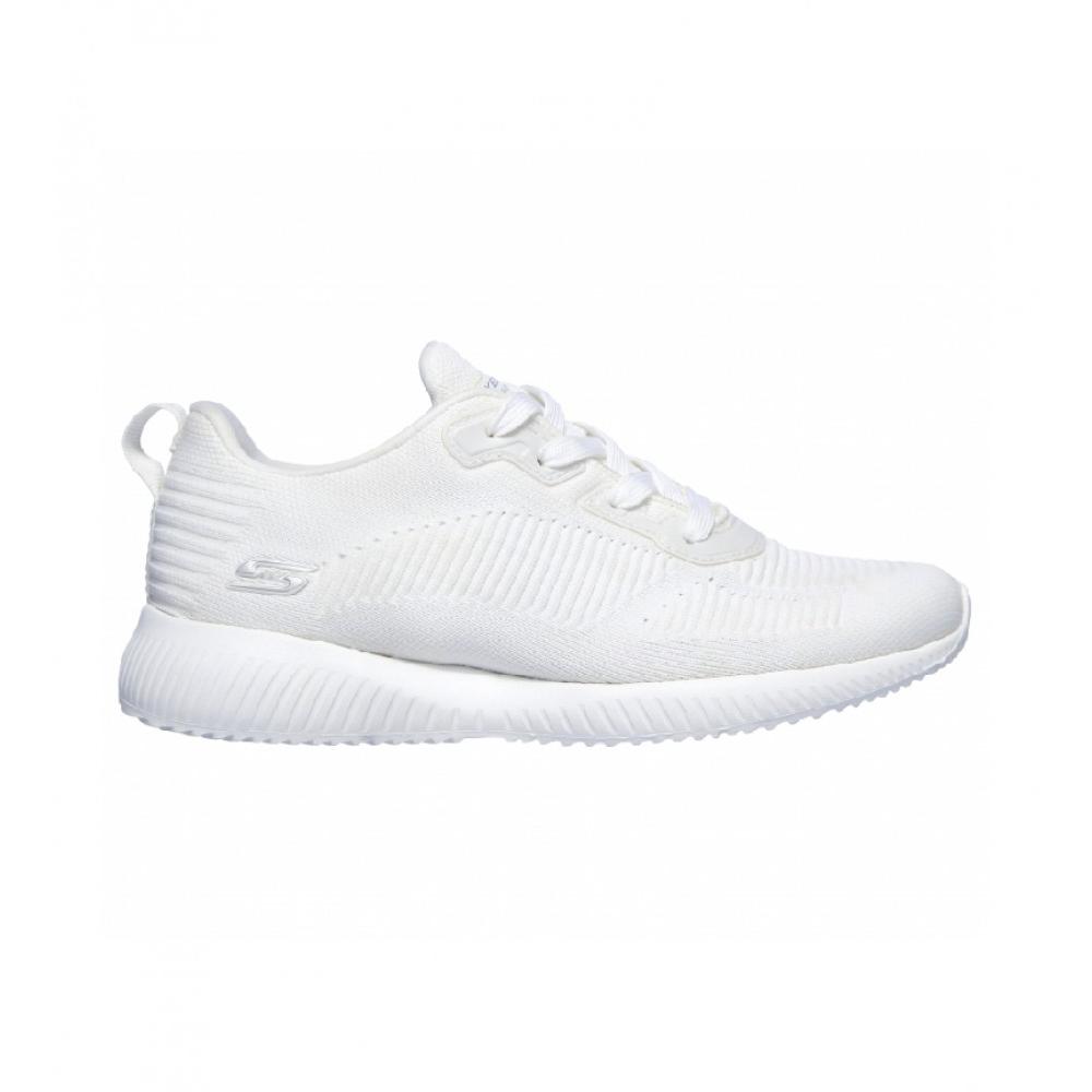 Skechers | Mujer | Zapatillas Bobs Sport Squad Tough Talk blanco