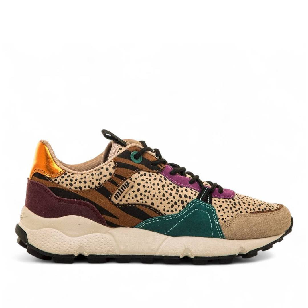 Zapatillas urban Mustang climb multicolor con animal print
