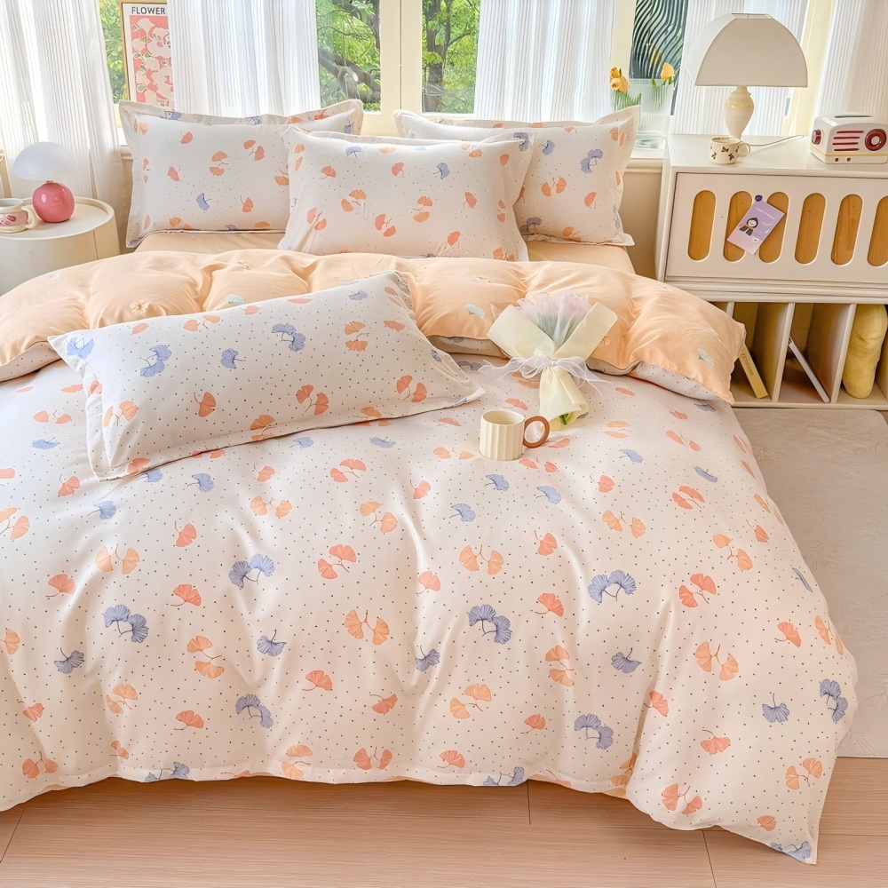 Juego de Funda Nórdica 4 Piezas de Algodón Alta Calidad Juego de Ropa de Cama- Dibujo Elegante - Varios Tamaños Disponibles