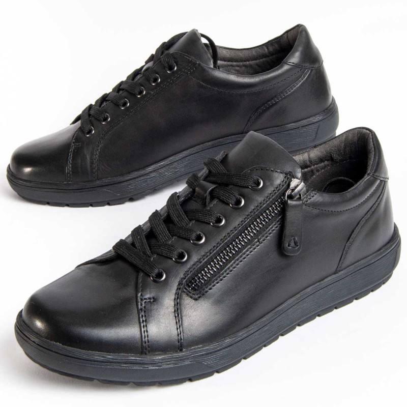 Zapato Casual De Piel Para Mujer. Purapiel Ailina 99460