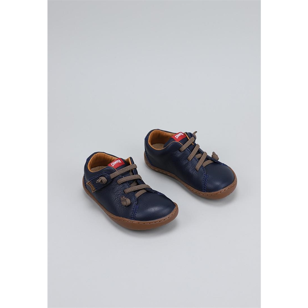 Camper PEU CAMI Zapato Con Cordones bebé niño (hasta talla 30) Azul