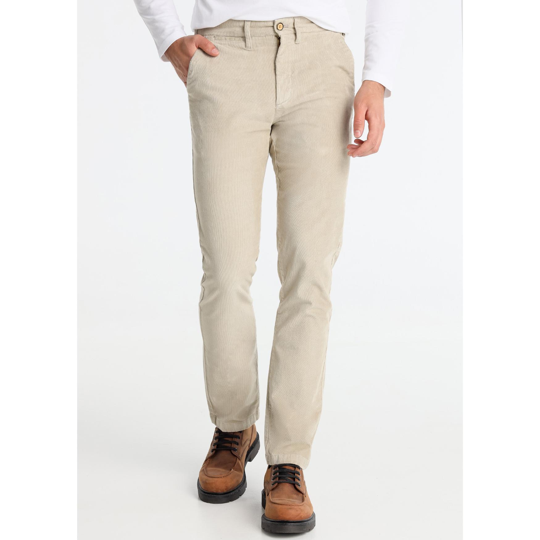 Pantalón chino de cintura media -Tiro medio- Tallaje en Pulgadas