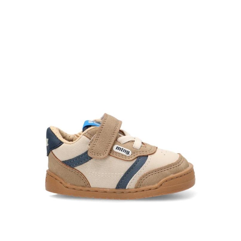 Zapatillas Respetuoso/barefoot Mustang Kids - Niño - Suela Plana - Modelo 49007 - Color Arena
