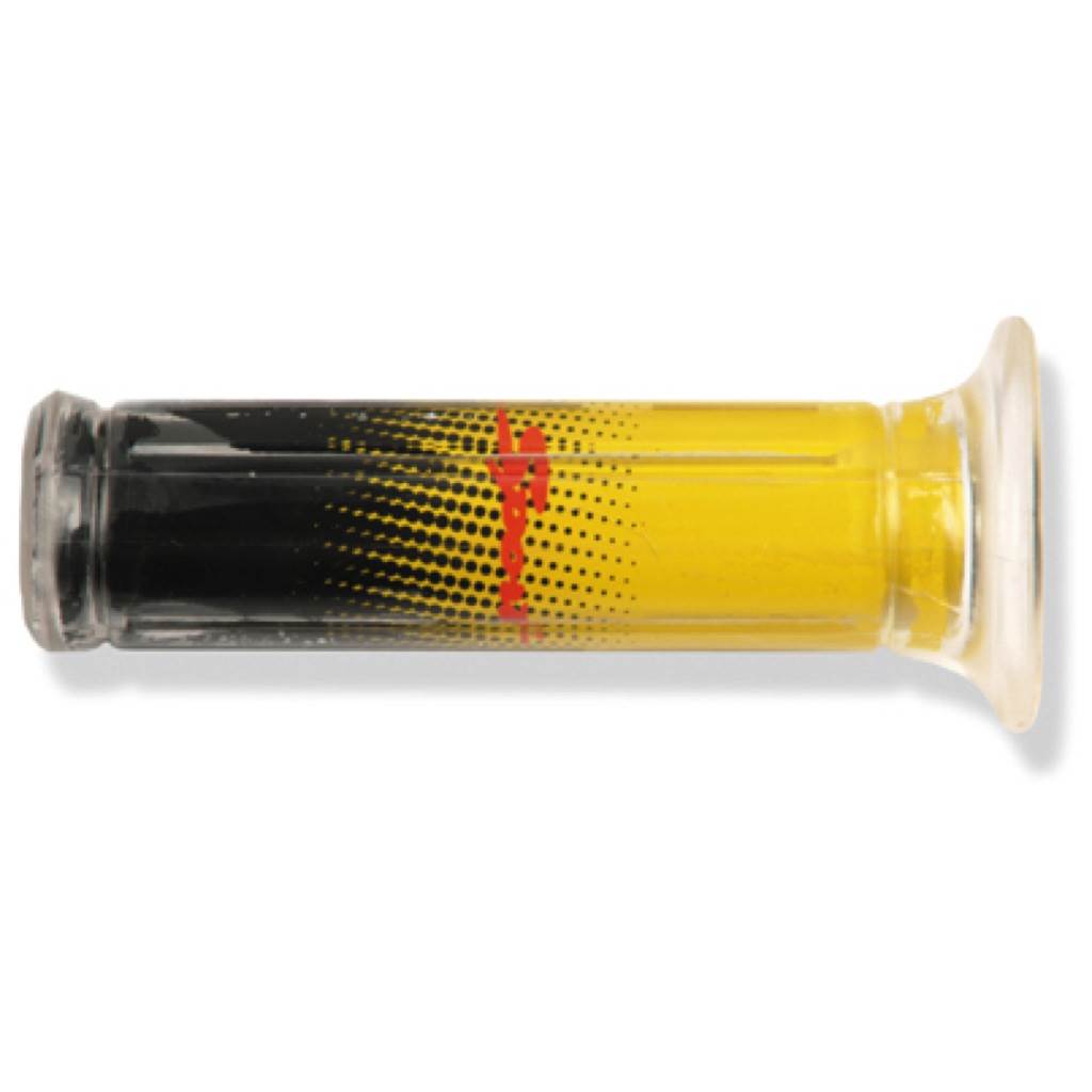 Puños De Moto Dynagrip Transparentes Verdes Para Manillar De 22Mm 825AM