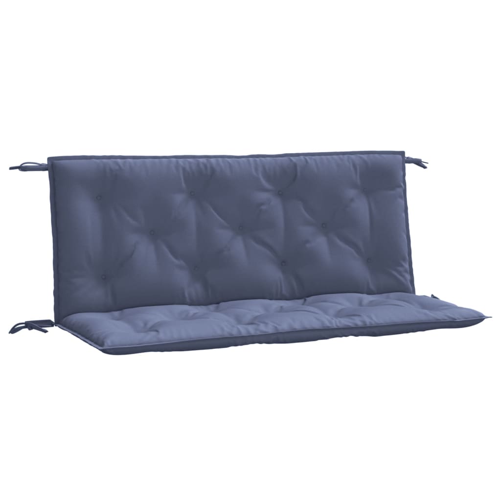 Vidaxl Cojines Banco Jardín 2 Uds Tela Oxford 120x50x7 Cm