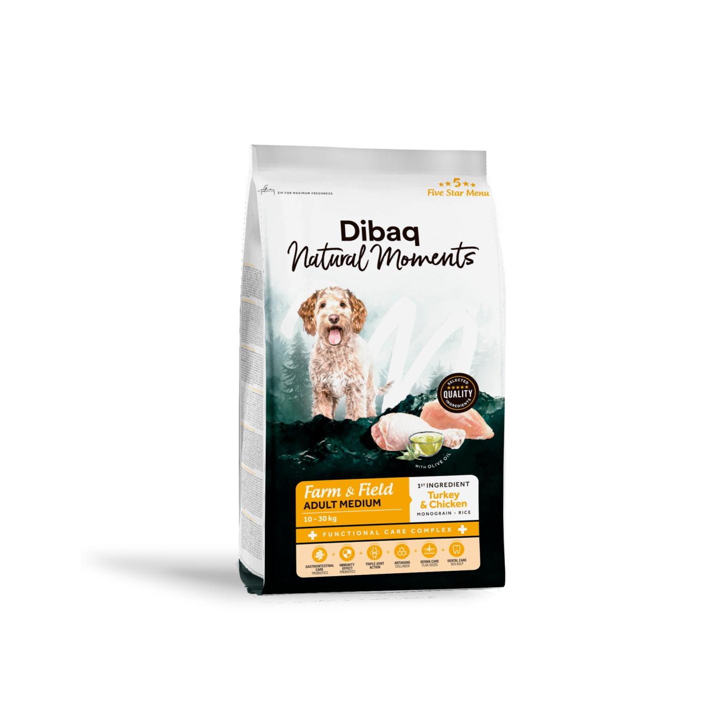 Dibaq Natural Moments 5 Star Adult Medium 2Kg