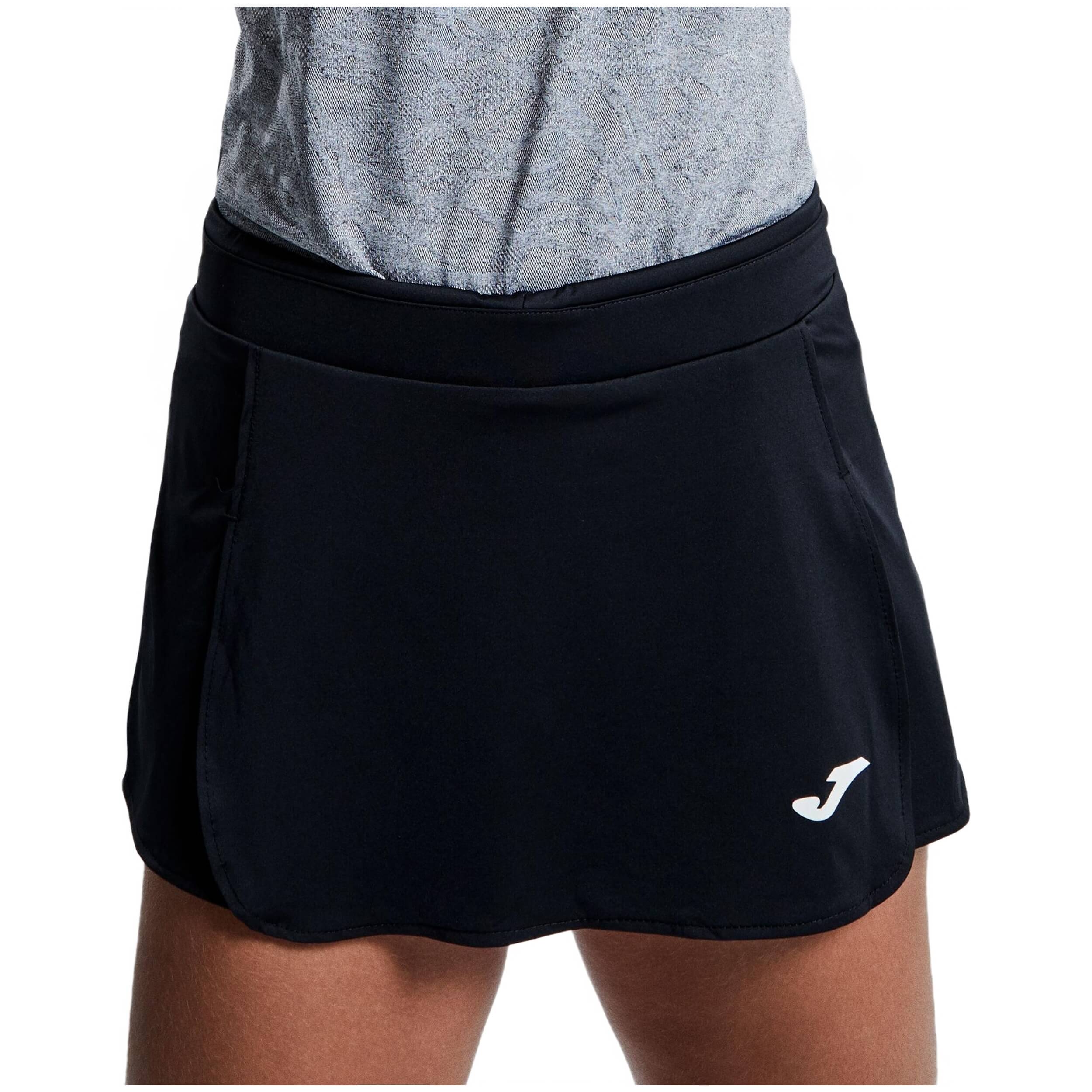 Falda Short Joma Open Ii para mujer en color negro