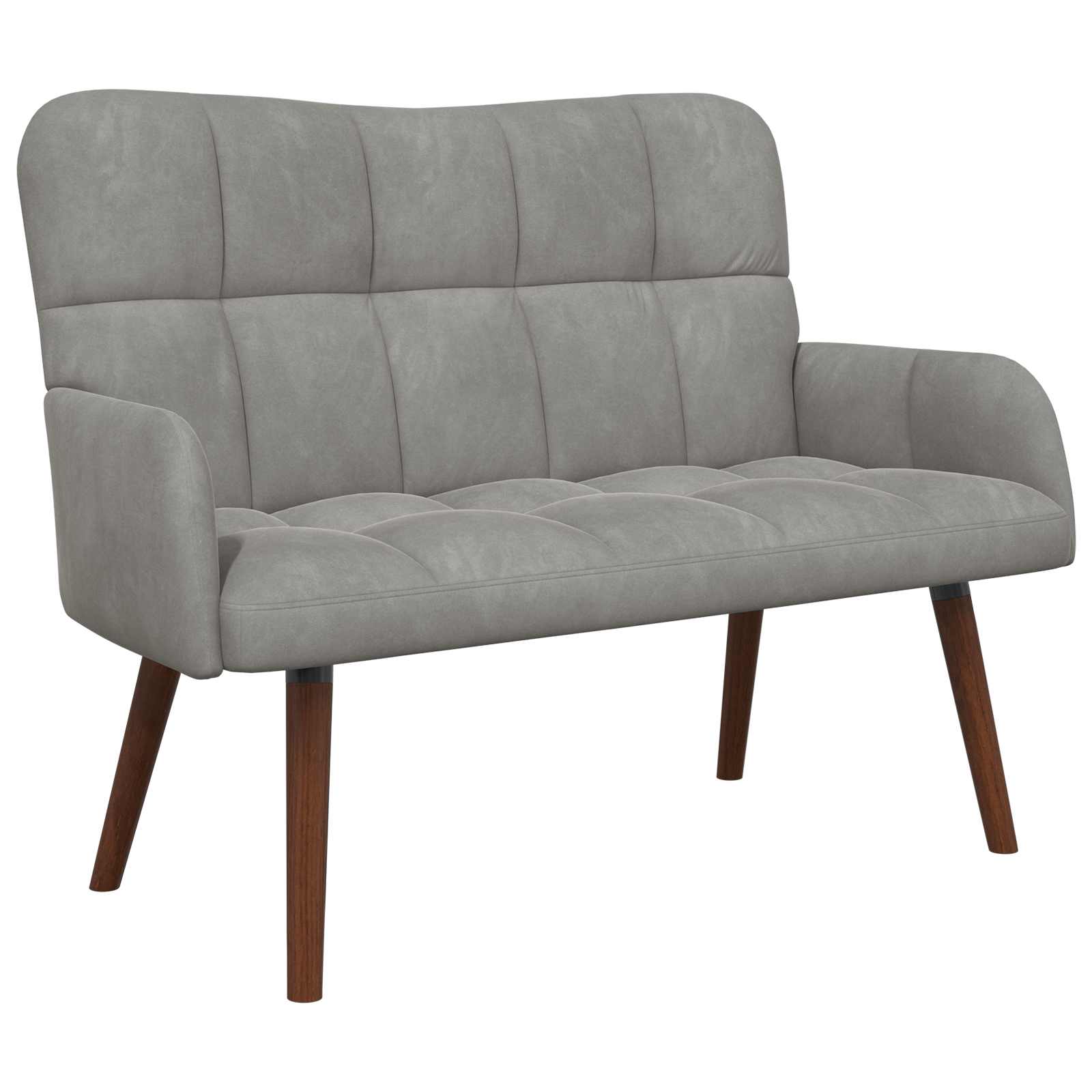 vidaXL Sofá de 2 Plazas 115 x 61 x 87 cm Terciopelo Multicolor
