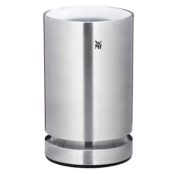 Enfriador de Vino WMF Ambient con Luz LED y Tecnología Coolpack, Acero Inoxidable Elegante para Botellas de Vino y Cava