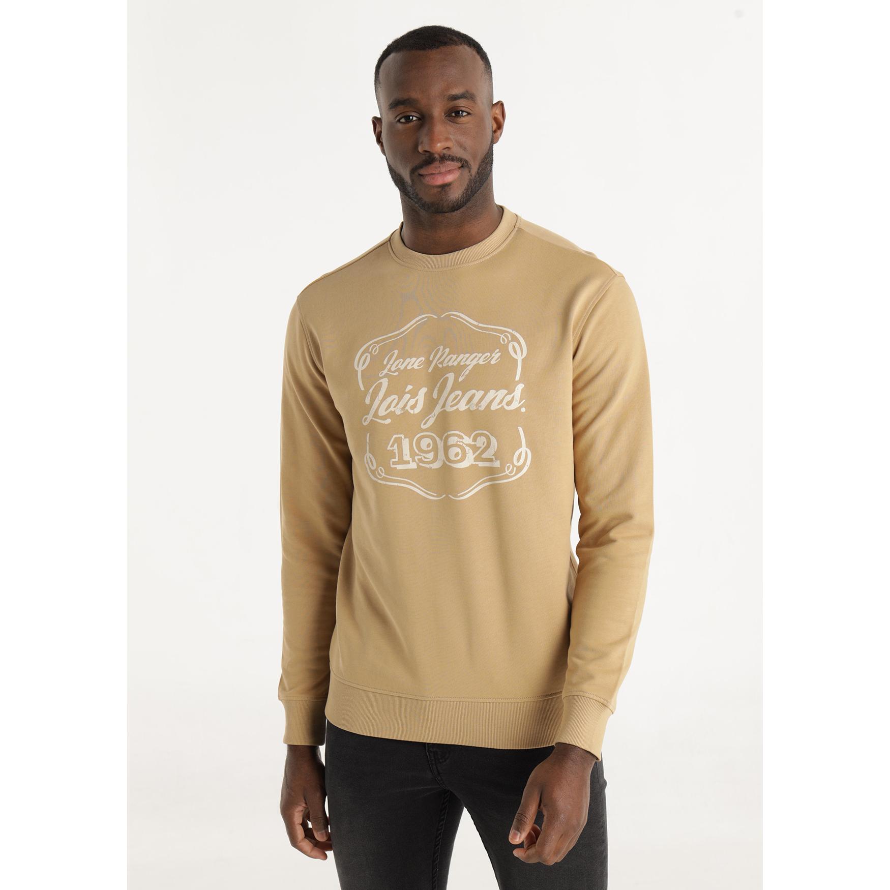 LOIS JEANS - Sudadera sin capucha cuello caja grafica Lone Ranger en el pecho