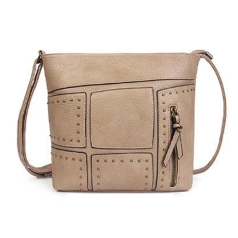 Bolso de hombro de cuero PU suave para mujer, bandolera Retro concremallera, bolso cruzado femenino de gran capacidad, bolso diario, 9 colores.