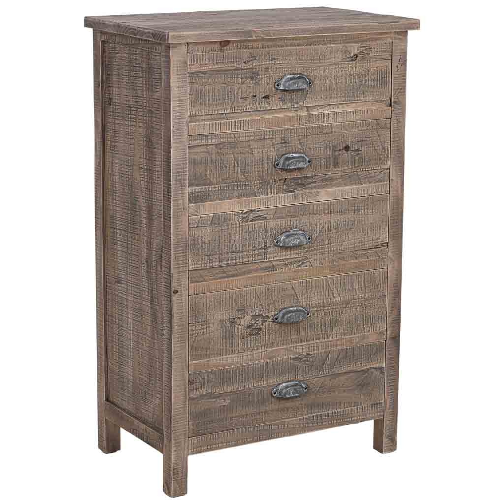 Wonderlust Deco - Sinfonier de madera marrón 65x40x103.5h cm Marrón 65x40x103.5h cm