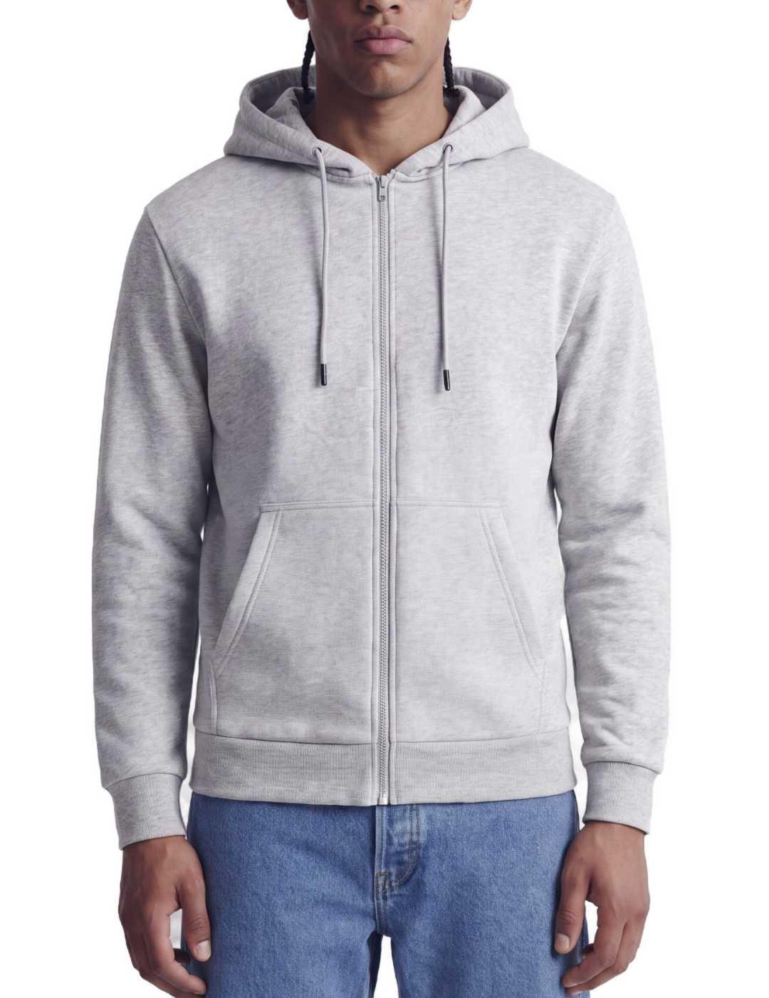 Sudadera Jack&Jones Bradley Hood gris de hombre
