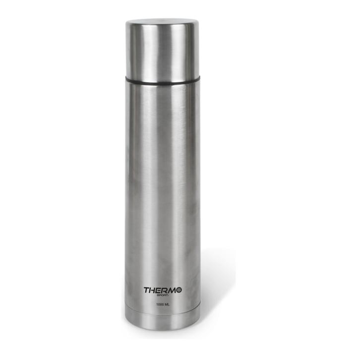 THERMOSPORT - TERMO INOXIDABLE 1000ML STYLE - Botella Termo de Acero Inoxidable para una Mayor Durabilidad - Botella Termo Aislante para Bebidas Calientes y Frías - Botella Termo de Diseño Moderno y Elegante - Botella Termo Portátil | AmyStyle
