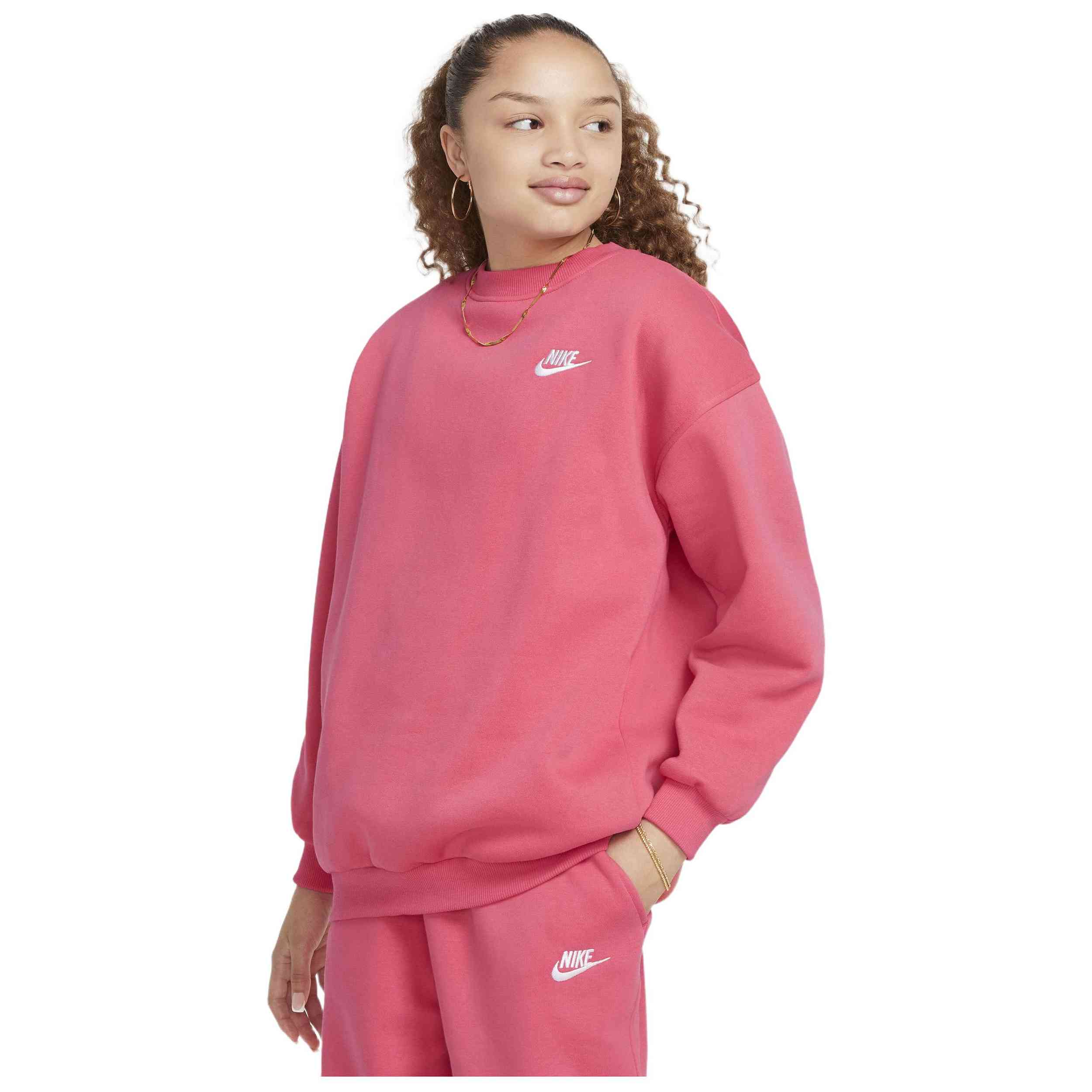 Sudadera Nike Sportwear Club Fleece Nike en color Rosa