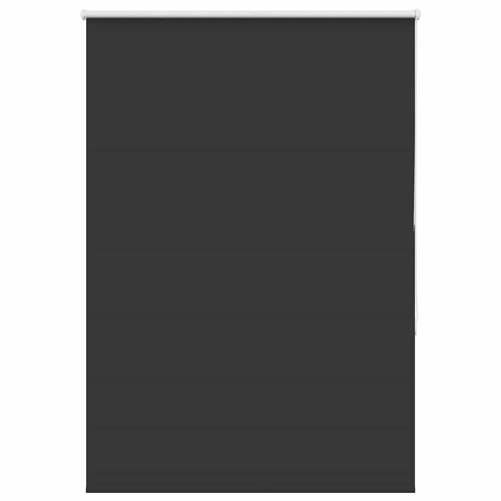 vidaXL Estor Enrollable Opaco negro 95x150 cm Tela Ancho 95x130 cm