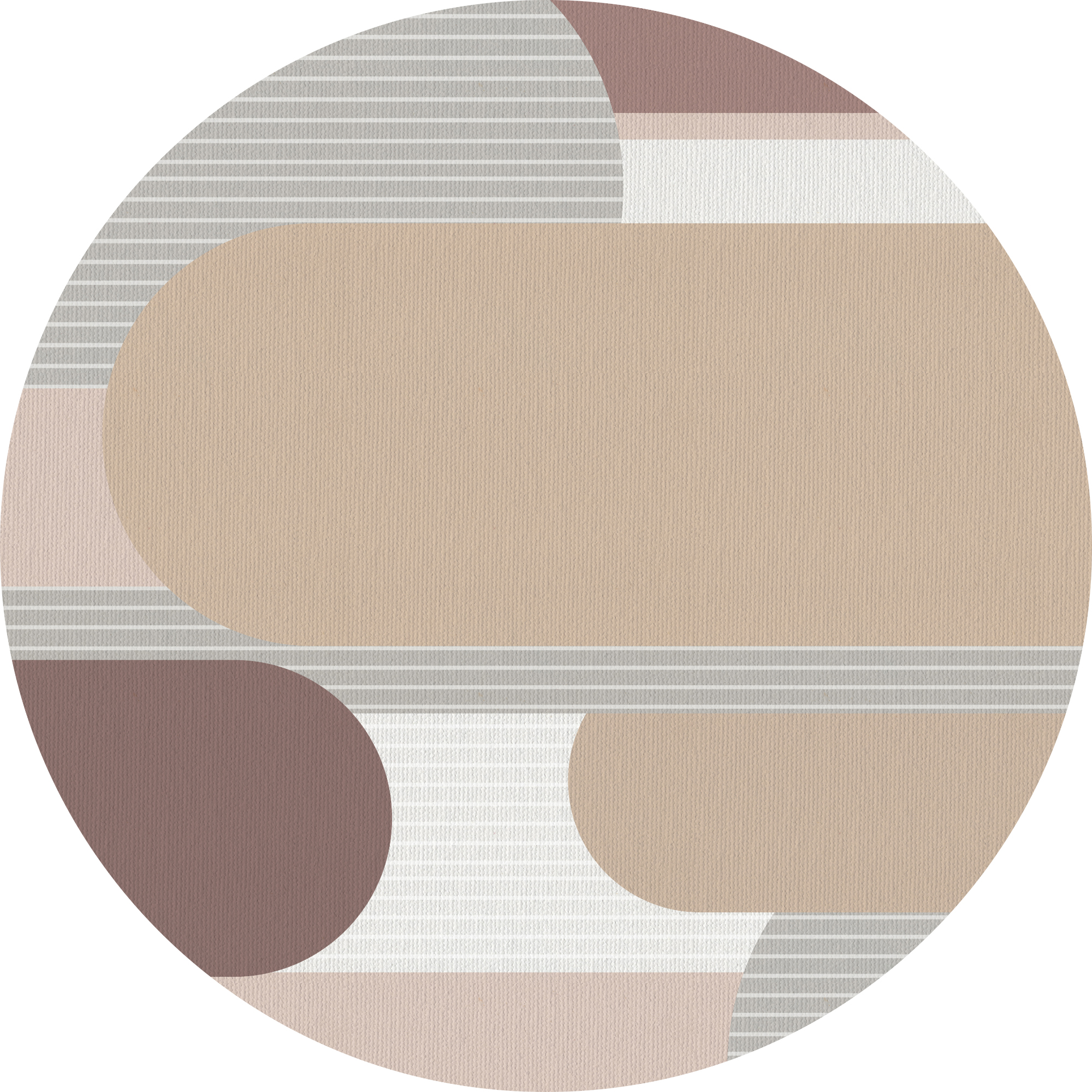 VINILIKO, Alfombra interior/exterior PVC Mai redonda