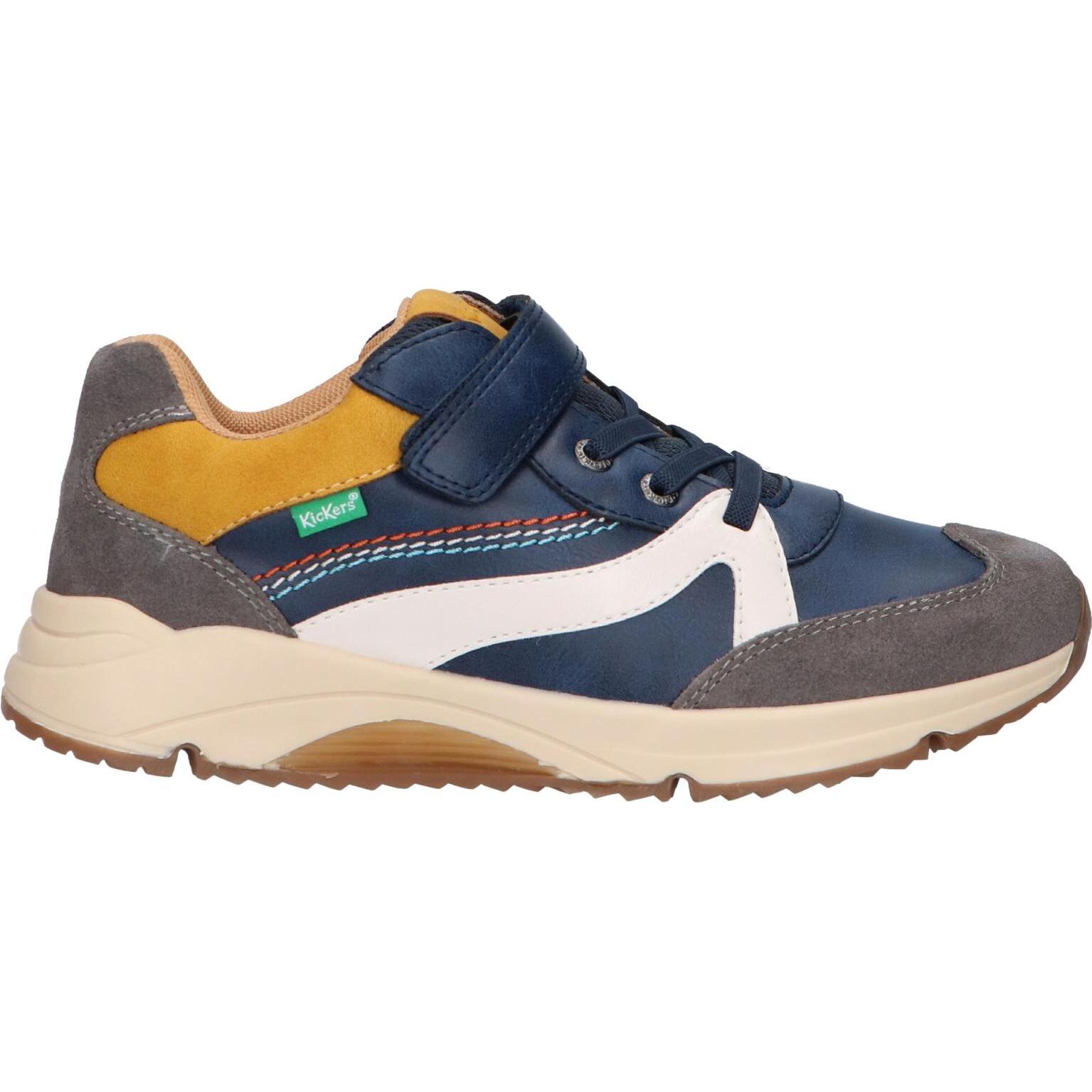 Boy's ankle boots kickers 959954 -30 runbun 103 marine jau gray