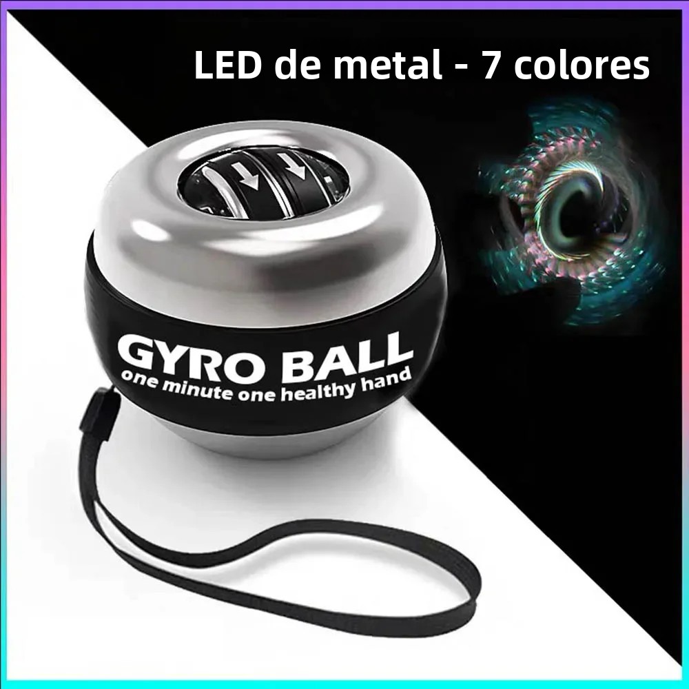 TK Bola De Gyro Para Muñeca Potenciador De Fuerte Agarre Y Entrenamiento De Antebrazo Y Músculos De Los Dedos Equipo De Fitness Completo