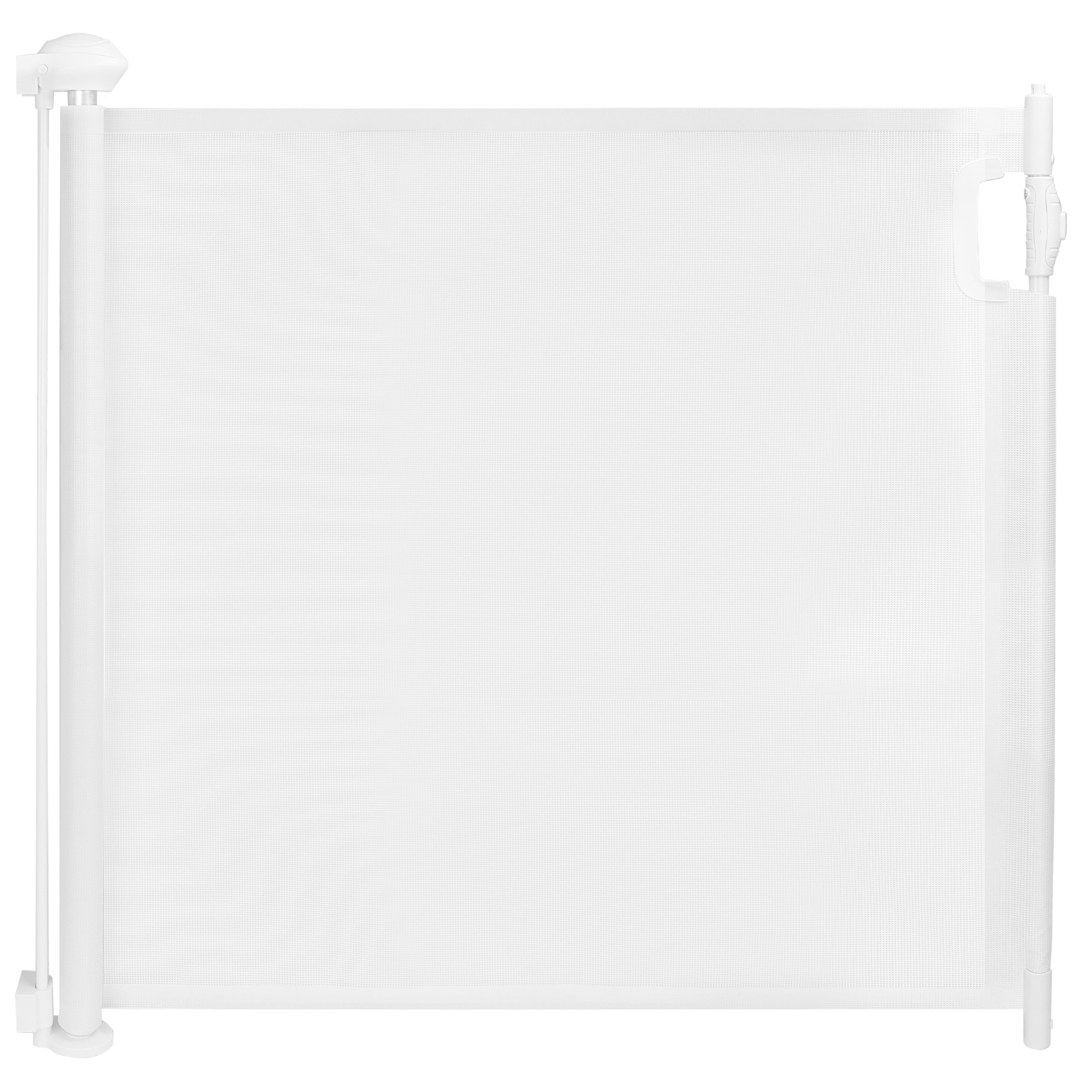 Nobleza Puerta Seguridad Bebé Extensibles, Barrera Seguridad Nños y Perros, 0-180 cm Retráctil Vallas para Escaleras y Pasillos