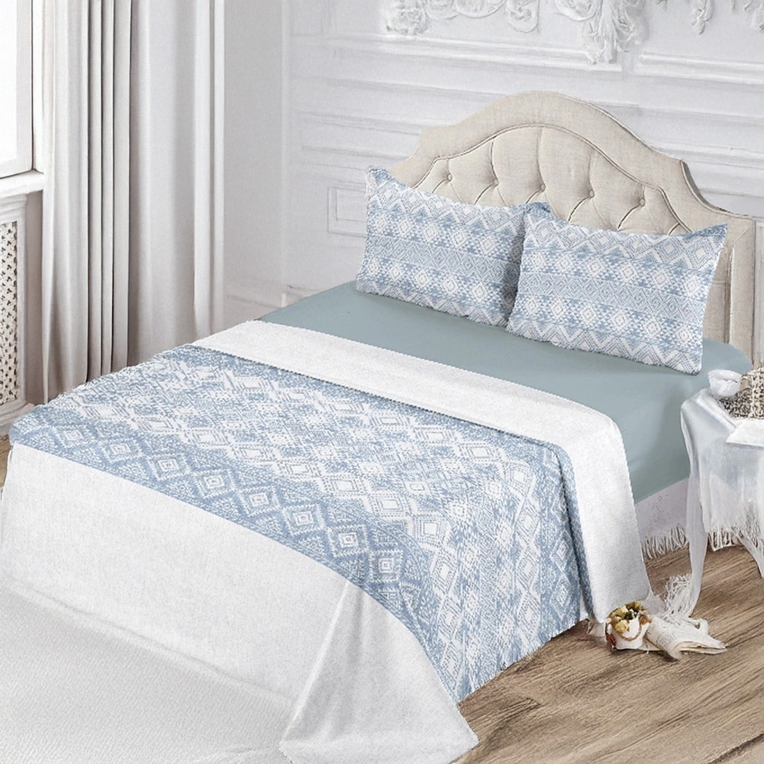 Panda Home - Juego de Sábanas de Microfibra Suave, hasta 5 Piezas: Encimera, Bajera y Fundas de Almohada - Cama 90 (160x260), 135 (210x260), 150 (230x260) y 180 (250x270) cm - Suavidad Duradera, Fácil Cuidado y Antimanchas.