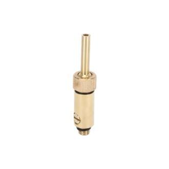 CA (8,5 × 0,4 × 0,4 cm) Boquilla de cobre ajustable para fuente de agua, para estanque de jardín, con accesorios de válvula