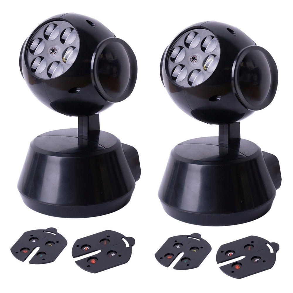 Set de 2 proyectores LED de imágenes decoración para Halloween  MONTY