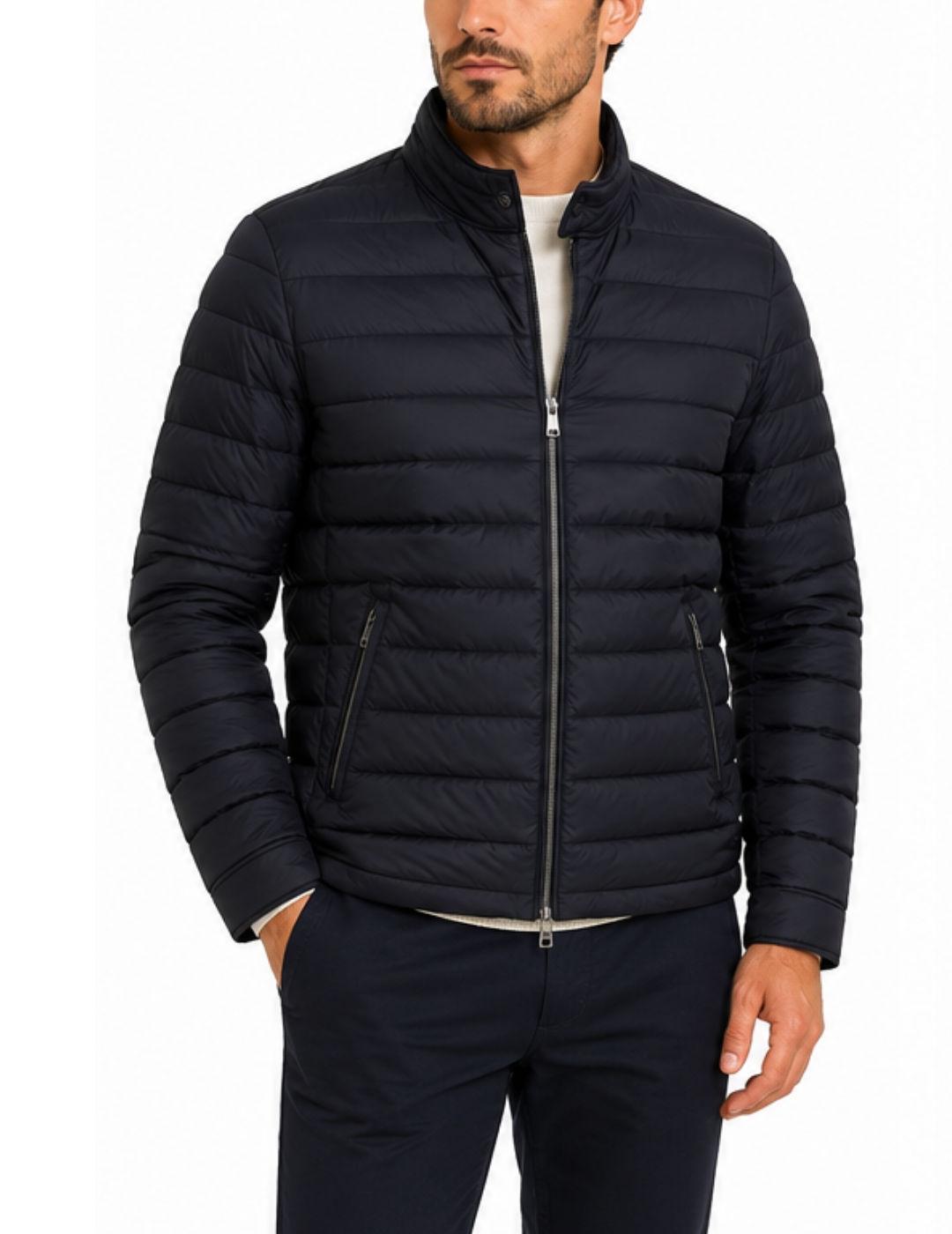 Biker Guess Stretch acolchada marino para hombre