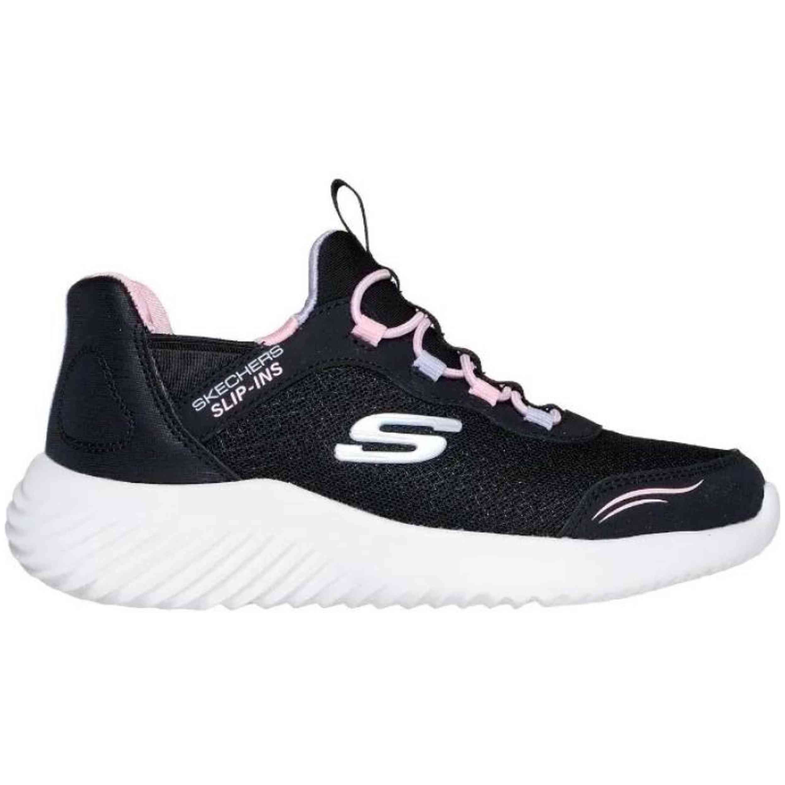 Zapatillas Sneakers Skechers modelo 303585LBLK para Niñas en color Negro