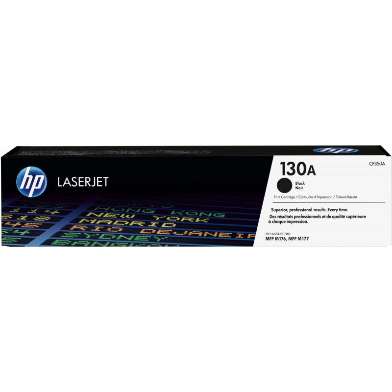 HP - Cartucho de tóner original LaserJet 130A negro CF350A